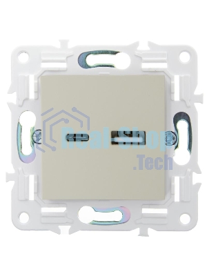 SKANDY Розетка USB A+C 3,1А SK-R14B бежевый | SK-U22-D31-K10 | IEK