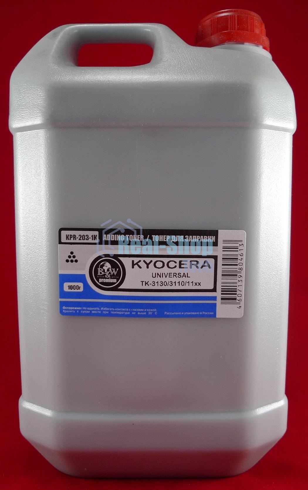 Тонер для Kyocera Universal (TK-3110/3160/3170/1110/1120/1130/1140/1150/1160/1170/1200/70/710/725/7105/7205) (кан. 1кг) B&W Premium (Tomoegawa) фас. Россия