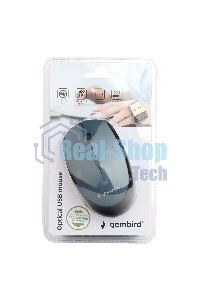 Мышь беспроводная Gembird MUSW-354-B синий, 1600 dpi, радиоканал, USB, кнопки - 4