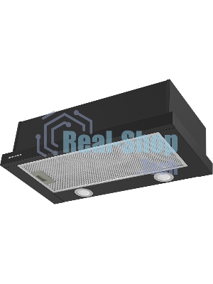 Вытяжка встраиваемая Maunfeld VS Light 50 черный, 50 см, 520 куб. м/ч, 56 дБ