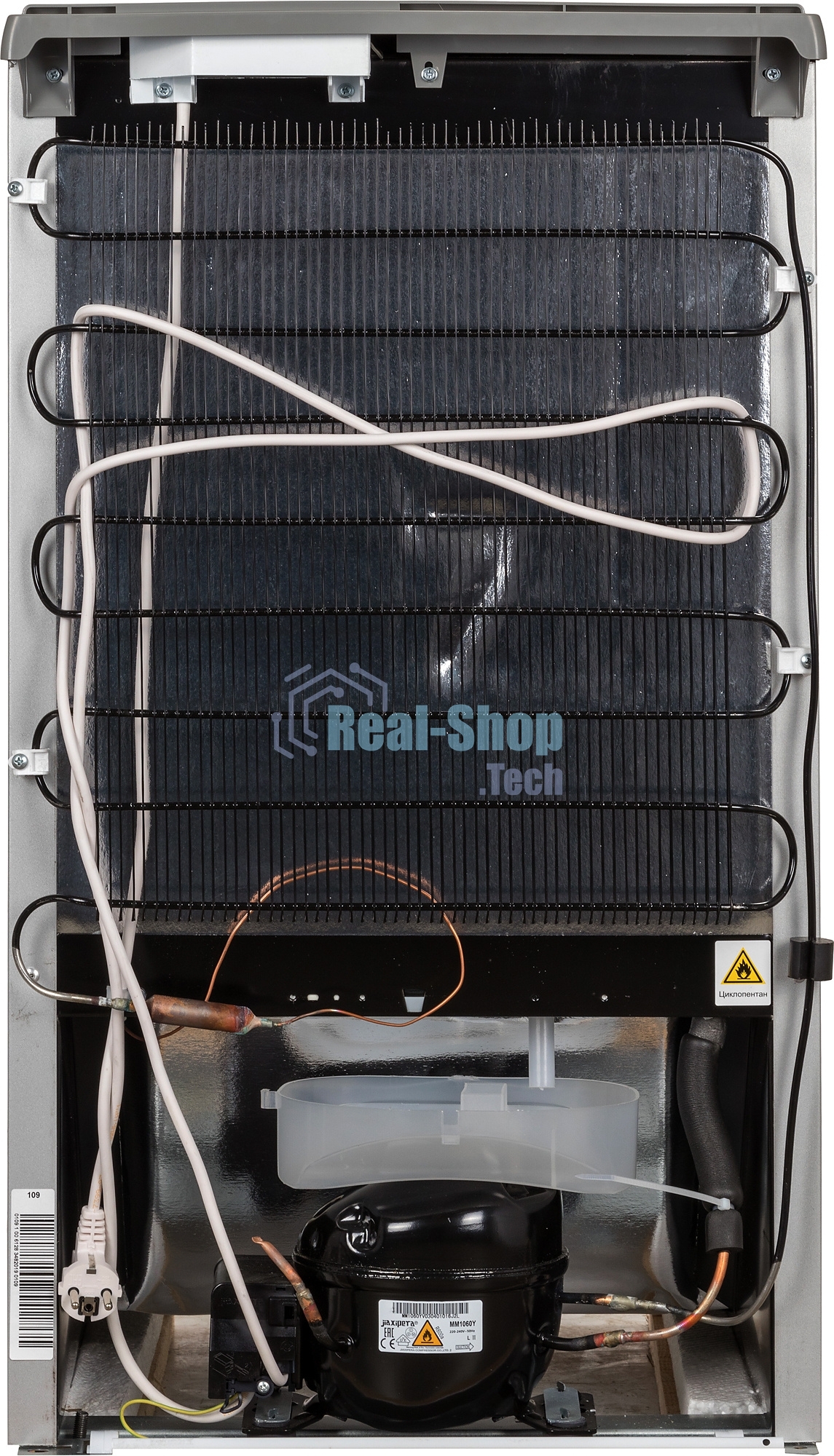 Холодильник Бирюса Б-M109 металлик однокамерный 115л