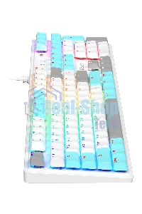 Клавиатура проводная A4Tech Bloody S510N USB белый