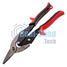 Ножницы по металлу Matrix, 250 мм, левые, обрезиненные рукоятки