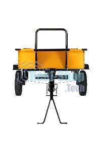 Прицеп для мотоблока Denzel TT-500, оцинк., груз. 500 кг, рег. сцепка, колеса 4.00-10, в упаковке