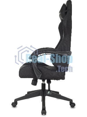 Кресло Бюрократ Zombie Predator Neo Black черный, экокожа, 120 кг, механизм качания