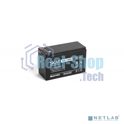 Батарея для ИБП свинцово-кислотная SKAT SB 1209 тип AGM 12V 9А·ч I зар. 2,7 А (ножевые клеммы, гарантия - 18 месяцев) (2540)