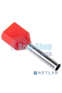 Наконечник-гильза изол. НГИ2 1.5-12 кр. (уп.100шт) ИЭК UTE10-D2-6-100