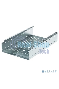 Лоток листовой перфорированный 400х100 L3000 сталь 1мм ДКС 35345