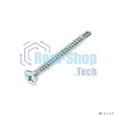 Саморез оконный Kranz сверло, 3.9х38, белый цинк, короб (500 шт./уп.)