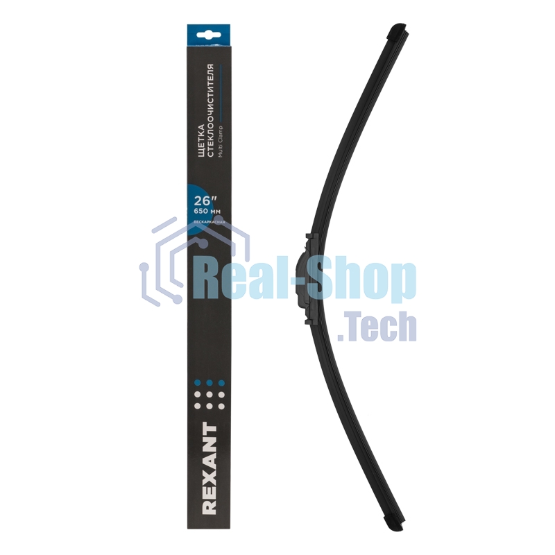Щетка стеклоочистителя бескаркасная Rexant Multi Clamp, 650 мм