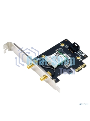 Сетевой адаптер Wi-Fi + Bluetooth Asus PCE-BE6500 BE6500 PCI Express 2ант.