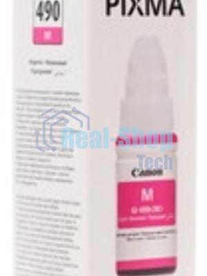 Чернила Canon GI-490M 0665C001 пурпурный для Canon Pixma G1400/2400/3400 (70мл)