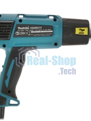 Фен Makita HG 6031 VK 1800Вт 250-500л/мин с регулировкой, с насадками, кейс