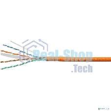 Кабель витая пара Cabeus UTP-4P-Cat.6-SOLID-LSZH UTP (U/UTP), категория 6, 4 пары 0,57мм (23 AWG), одножильный, LSZH (Low Smoke Zero Halogen) (305 м)