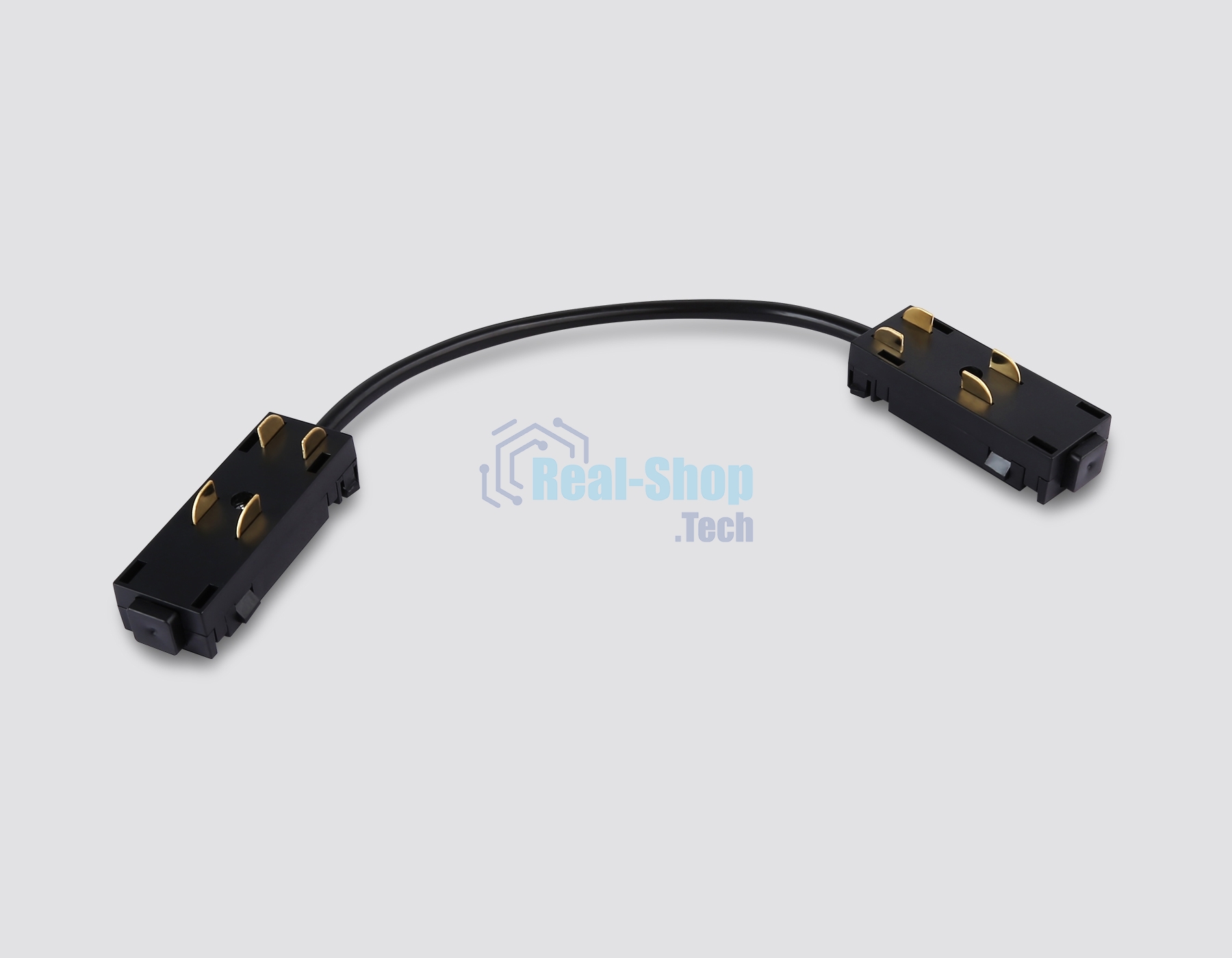 GL1110 BK черный коннектор питания гибкий для шинопровода Magnetic 220V 250*28.5*18