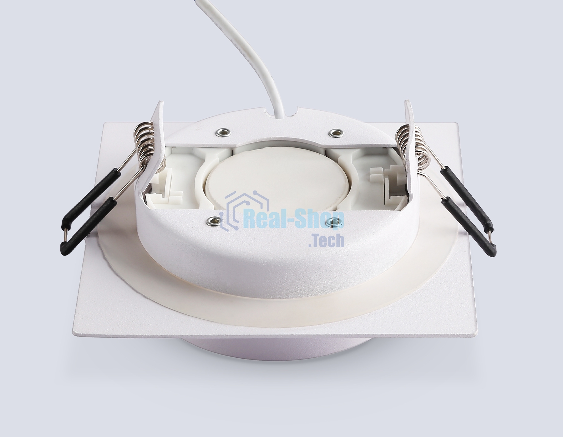 Светильник встраиваемый Ambrella light TN6737 WH белый IP44 GX53 110*110*57