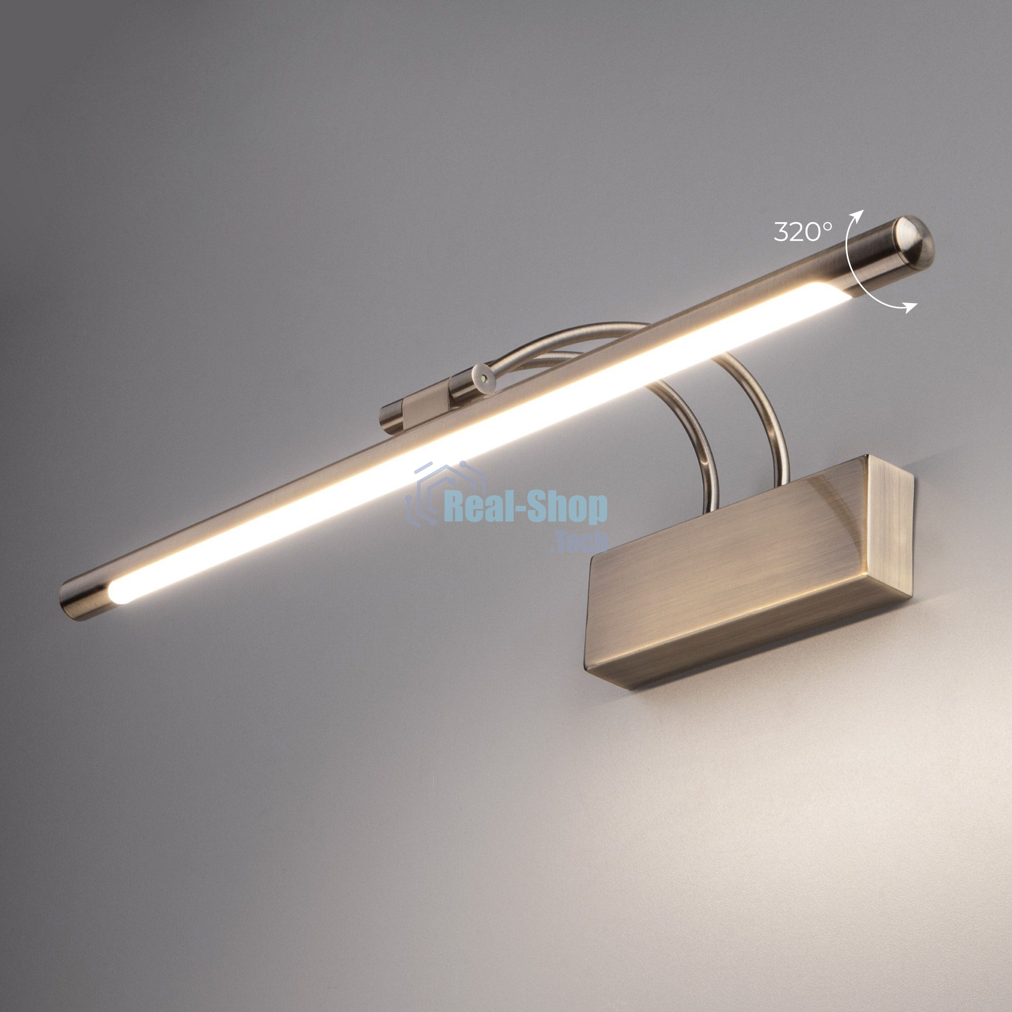 Светильник настенный светодиодный MRL LED 10W 1011 IP20 / Simple LED бронза 3000К