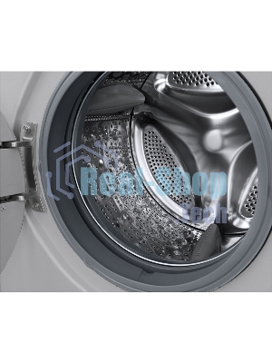 Стиральная машина LG F1296TD4 серебристый, загрузка фронтальная 8 кг, 1200 об/мин, класс: А
