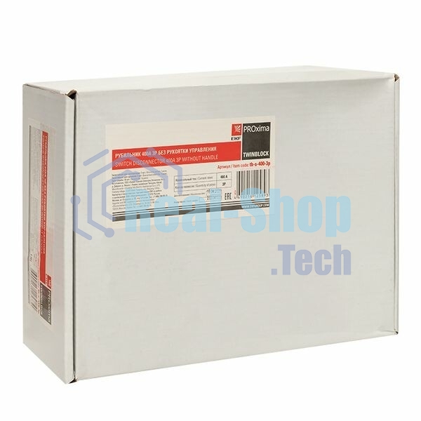 Рубильник 400A 3P без рукоятки управления TwinBlock EKF PROxima tb-s-400-3p EKF