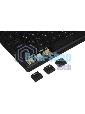 Клавиатура MSI STRIKE Pro W Silent механическая серый/черный USB Multimedia for gamer LED (подставка для запястий) (S11-43RU210-CLA)