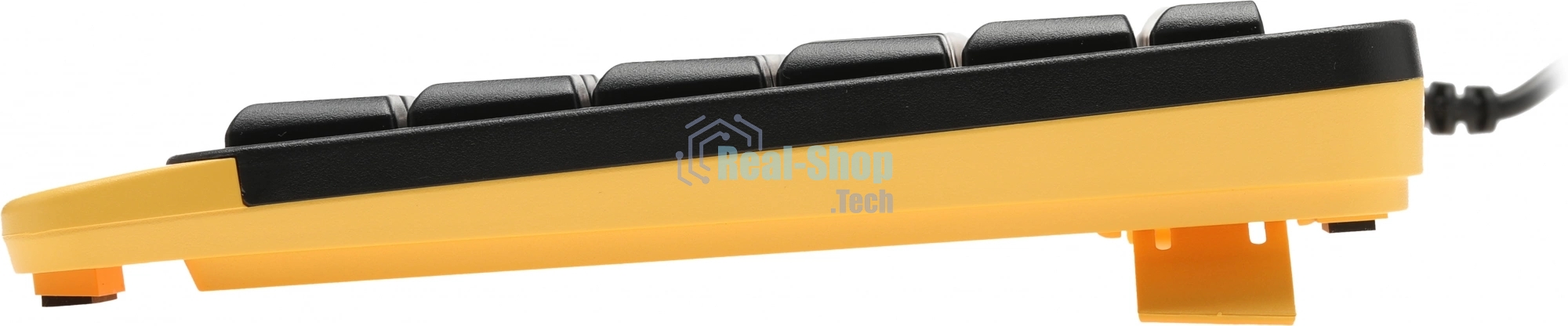 Комплект клавиатура+мышь A4Tech FStyler F1110 проводной, USB, 2000 DPI, чёрный/жёлтый