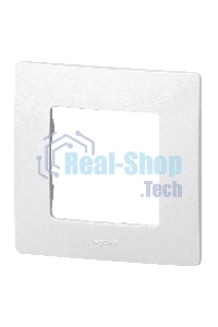 Рамка 1пост, белый ETIKA