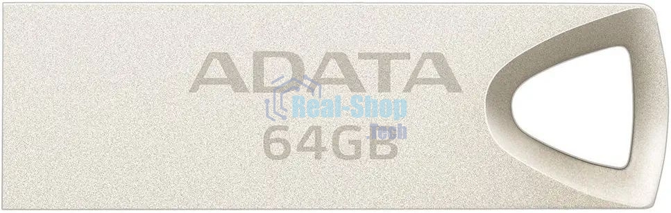 Флешка USB ADATA UV210 (AUV210-64G-RGD), 64Gb, USB 2.0, R/W 15/5, серебро