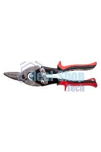 Ножницы по металлу Matrix, 250 мм, левые, обрезиненные рукоятки