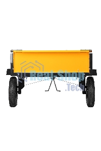 Прицеп для мотоблока Denzel TT-500, оцинк., груз. 500 кг, рег. сцепка, колеса 4.00-10, в упаковке