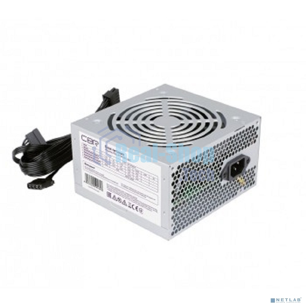Блок питания CBR PSU-ATX450-12EC OEM, 450Вт, 120мм, черный
