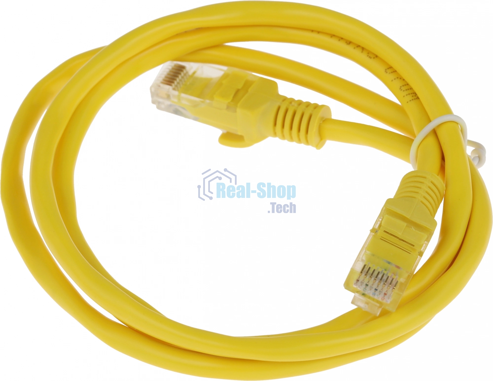 Патч-корд UTP Cablexpert cat.5e, 1м, литой, многожильный, желтый