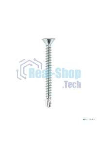 Саморез оконный Kranz сверло, 3.9х38, белый цинк, короб (500 шт./уп.)