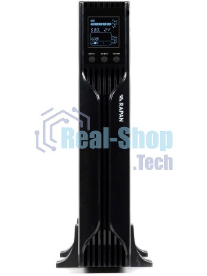Источник бесперебойного питания ИБП Бастион RAPAN-UPS 3000 RACK+4x9Ah (2100 Вт, Line-interactive, встроенные АКБ 6 шт.x 9Ah) 8960