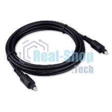 Кабель оптический Cablexpert CC-OPT-3M-N, Toslink 2xODT M/M, 3м, черный, пакет