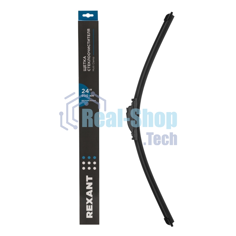Щетка стеклоочистителя бескаркасная Rexant Multi Clamp, 600 мм