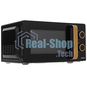 Микроволновая печь Centek CT-1559 черный, 20 л, 700 Вт, переключатели - поворотный механизм