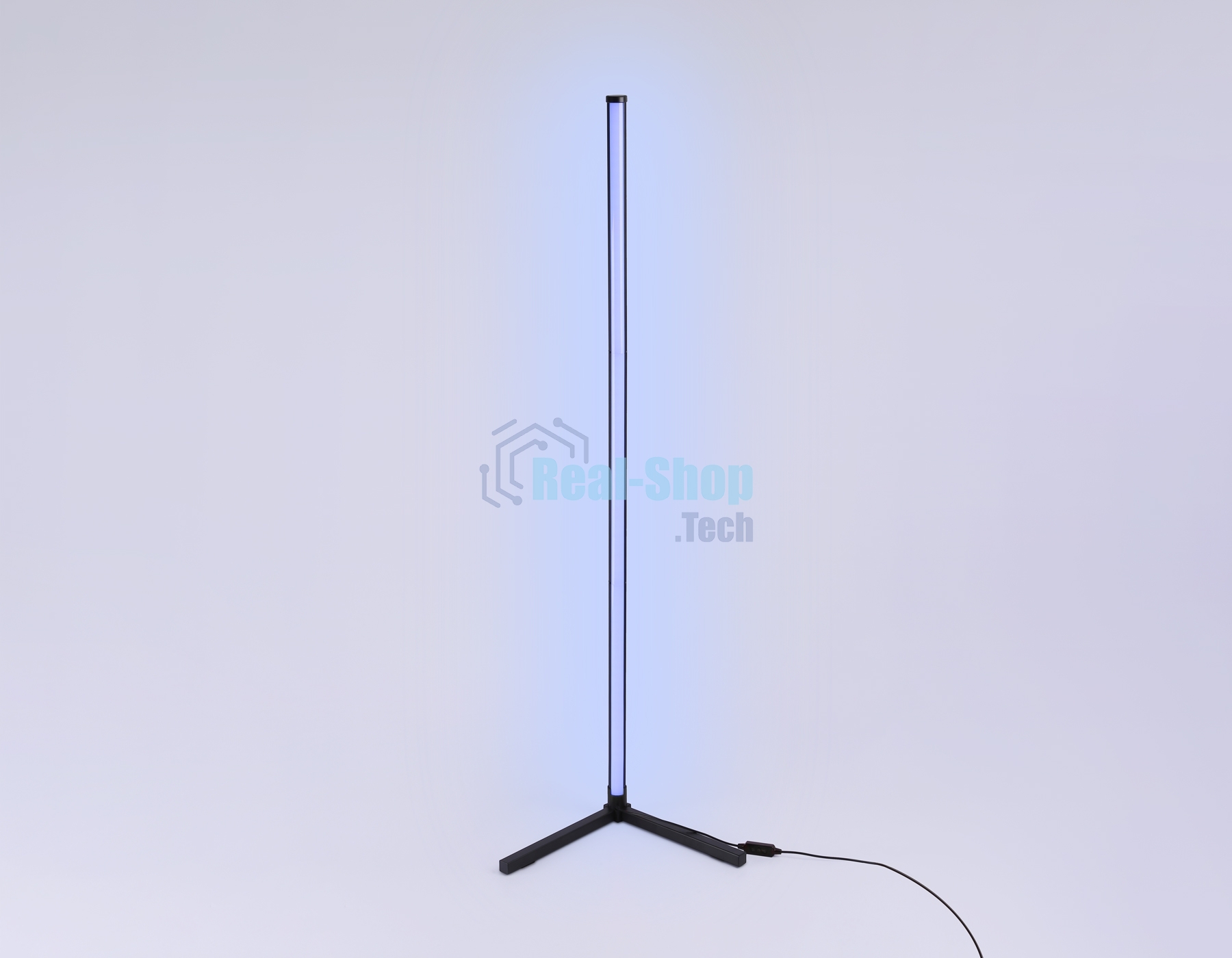 Светильник Ambrella light FL8022 BK черный LED 15W RGB D32*1250 (ПДУ РАДИО 2.4G)