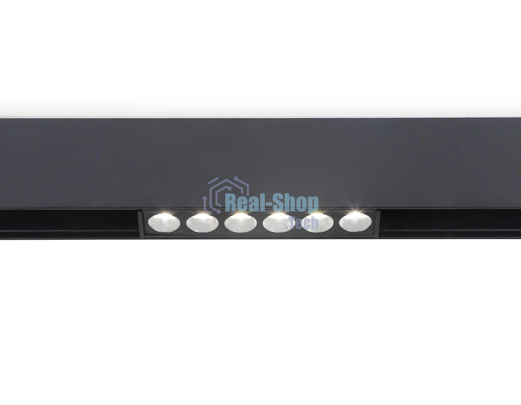 Светильник трековый светодиодный GL4019 BK черный IP20 6W 4200K 48V 24° 115*22*45