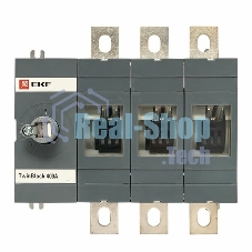 Рубильник 400A 3P без рукоятки управления TwinBlock EKF PROxima tb-s-400-3p EKF