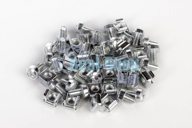 Комплект монтажный ЦМО № 2 (винт, шайба, гайка с защелкой), упаковка 50 шт. (КМ-2-50) (50 шт)