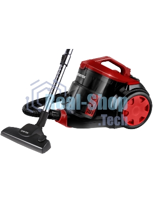 Пылесос Centek CT-2536 черный/красный, 420/2400 Вт, уборка сухая, пылесборник контейнер 2 л