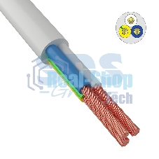 Провод соединительный ПВС 3x1,5 мм² 150 м белый ГОСТ 7399-97