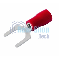 Наконечник вилочный Rexant изолированный 6.5 мм 0.5-1.5 мм² (НВи 1.5-6) красный