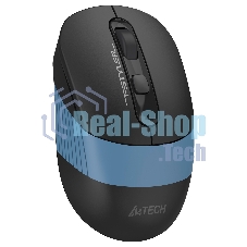 Мышь беспроводная A4TECH FB10C черный/синий, 2000 dpi, Bluetooth / USB, Bluetooth / радиоканал, кнопки - 4