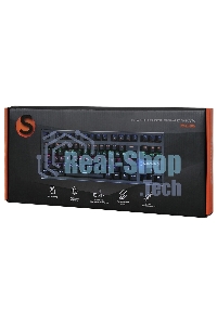 Клавиатура проводная SUNWIND SW-K900G,USB, черный 1422332