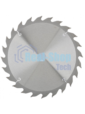 Пильный диск по дереву Gross ф185 х 20 мм, 24 зуба + кольцо 20/16мм