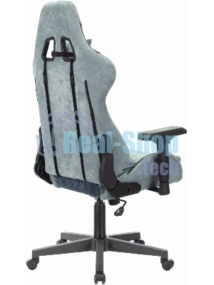 Кресло Бюрократ VIKING 7 KNIGHT BL FABRIC синий, ткань, 120 кг, механизм качания