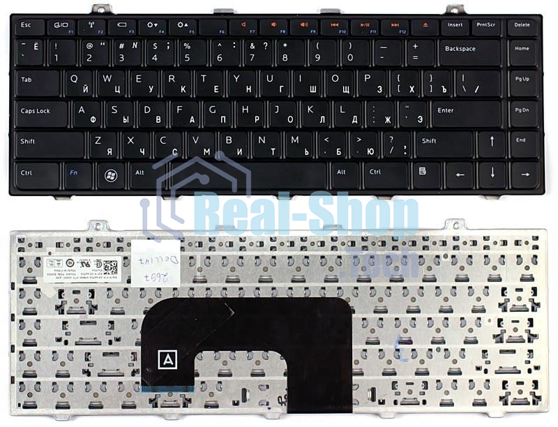Клавиатура для ноутбука Dell Studio 14 14z 1440 1450 1457 черная