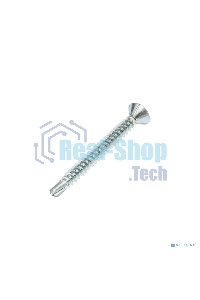 Саморез оконный Kranz сверло, 3.9х38, белый цинк, короб (500 шт./уп.)