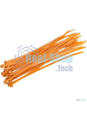 Стяжка кабельная Rexant нейлоновая 200x4,8 мм, коричнево-золотая (RAL8001) (100 шт/уп)